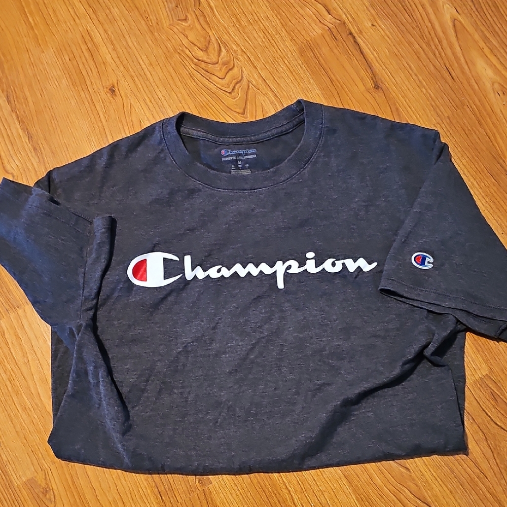 Champion Dark Gray Short Sleeve Tee